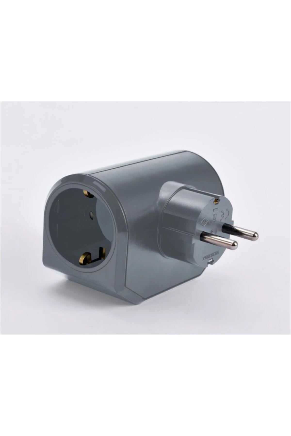 Viko Yonca Plus Üçlü Topraklı Priz Gri